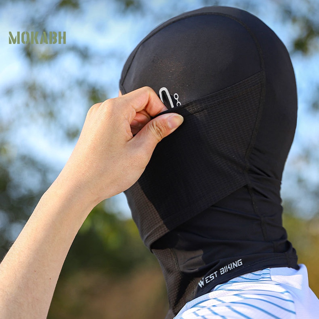 Khăn Trùm Đầu Mềm Mại Thoáng Khí Chống Tia UV Chống Bụi Bảo Vệ Toàn Diện