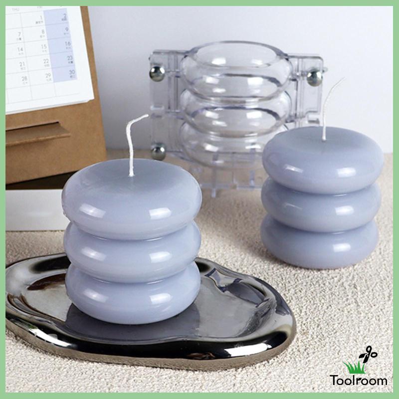 Đế Nến / Xà Phòng Hình Học Bằng Acrylic Độc Đáo DIY