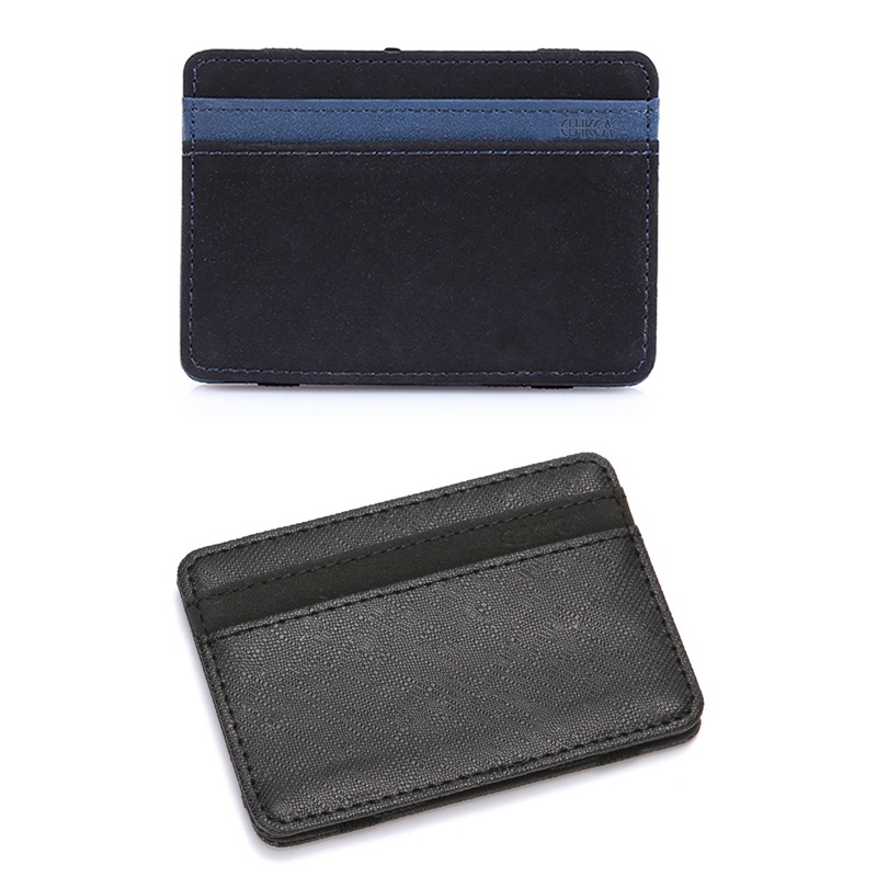 Ygt Ví Da Pu Mini Đựng Thẻ / Tiền Xu Có Khóa Kéo Cho Nam