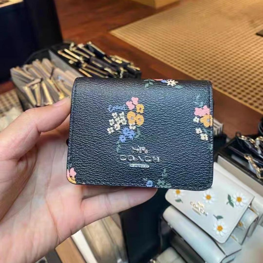 Coach Ví Đựng Thẻ Có Dây Xích c8677