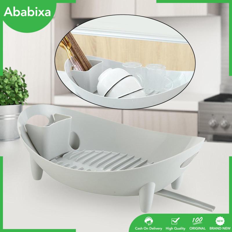 [Ababixa] Giá Đỡ Phơi Khô Bát Đĩa Cốc Muỗng Nĩa Thoát Nước Siêu Bền Tiết Kiệm Không Gian Cho Nhà Bếp