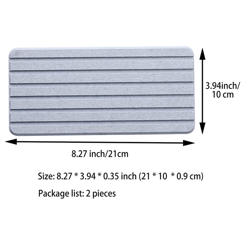 Bộ 2 Đá Xám Hút Nước Thiết Kế Rãnh