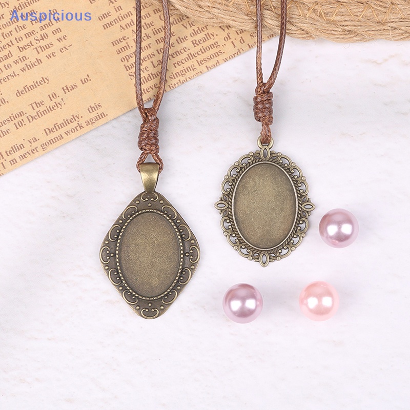 Khay Hình Oval Rỗng 18 * 25mm Dùng Làm Mặt Dây Chuyền DIY