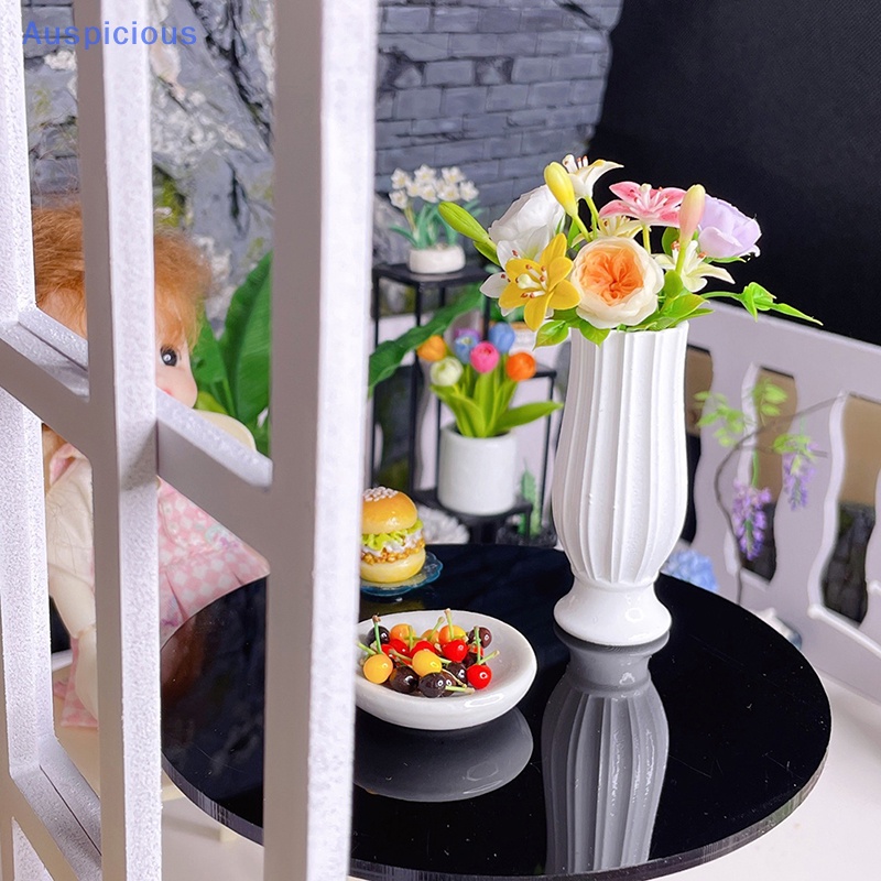 Bình Hoa Mini Bằng Nhựa Resin Tỉ Lệ 1 / 6 Trang Trí Nhà Búp Bê