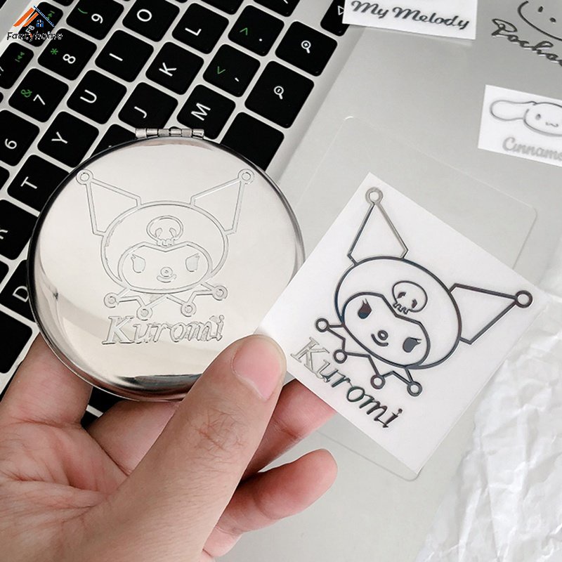 Sticker PVC Chống Thấm Nước Họa Tiết Chó Mèo Hoạt Hình Dễ Thương