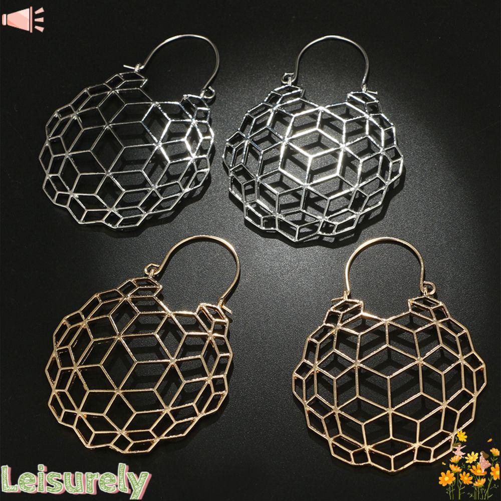 Bông Tai Hình Tổ Ong Phong Cách Boho Cổ Điển Thời Trang