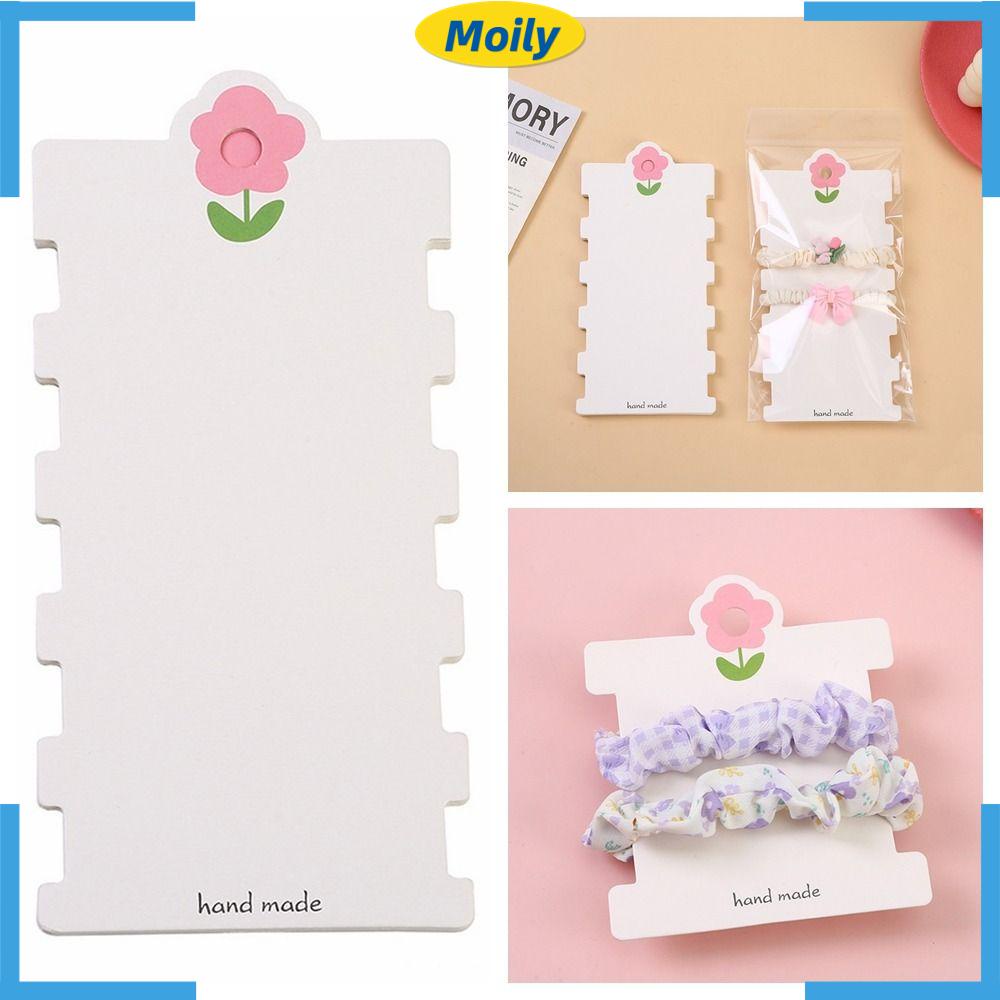 Set 100 Tấm Giấy Kraft Trưng Bày Tóc DIY Sáng Tạo