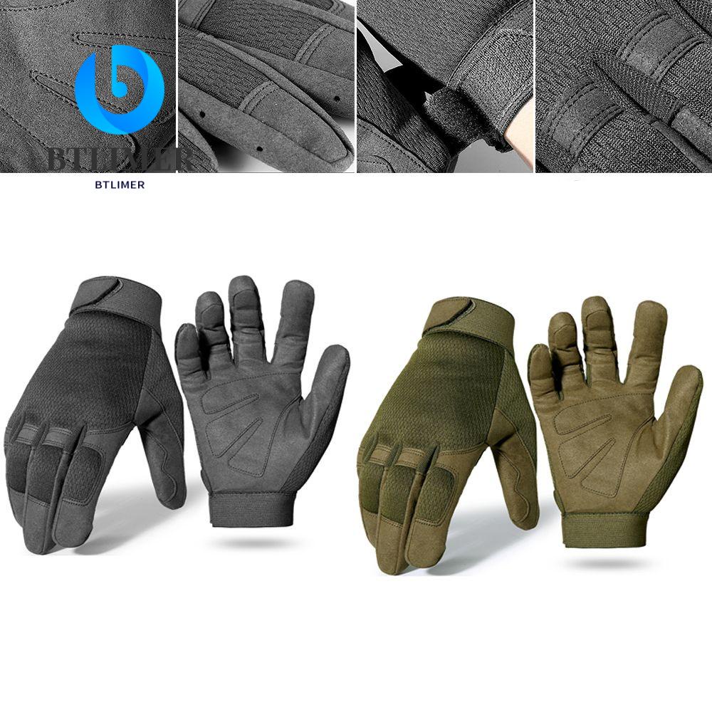 Găng Tay Lái Xe Đạp Leo Núi Thoáng Khí Chống Trượt Có Thể Chạm Màn Hình Cảm Ứng