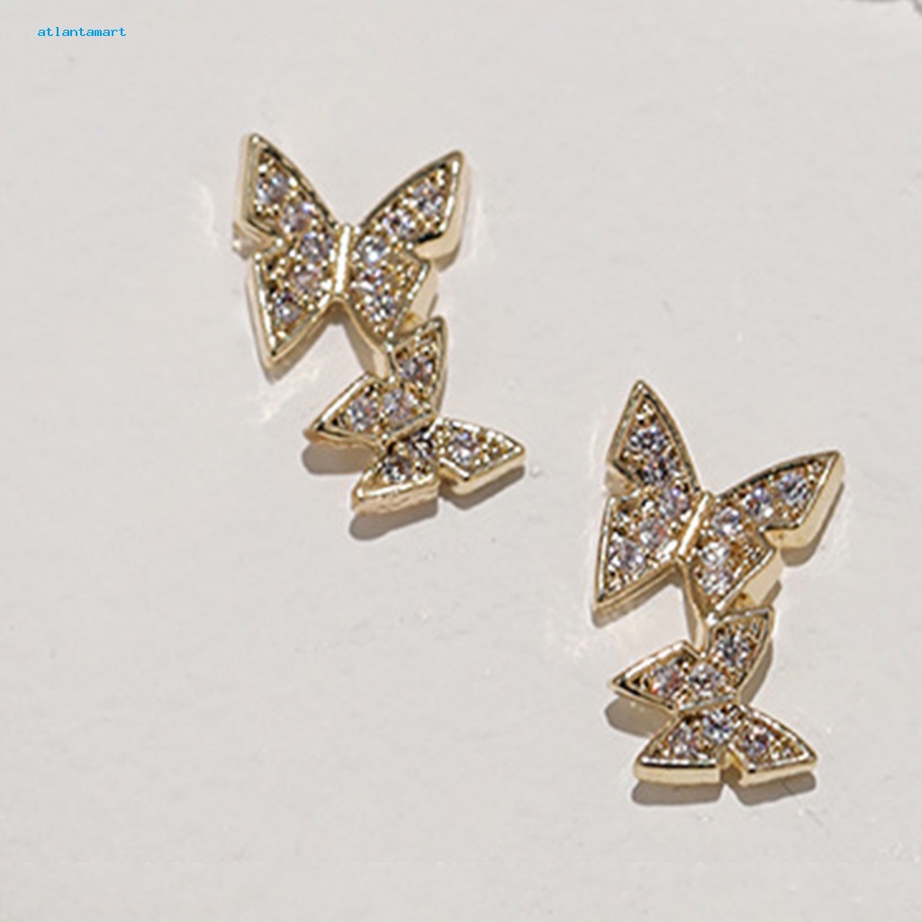 Túi Đựng Đồ Dùng Cao Cấp Tiện Dụng| Phụ Kiện Trang Trí Móng Tay Nghệ Thuật Hình Bướm Màu Sắc Tươi Sáng Không Phai