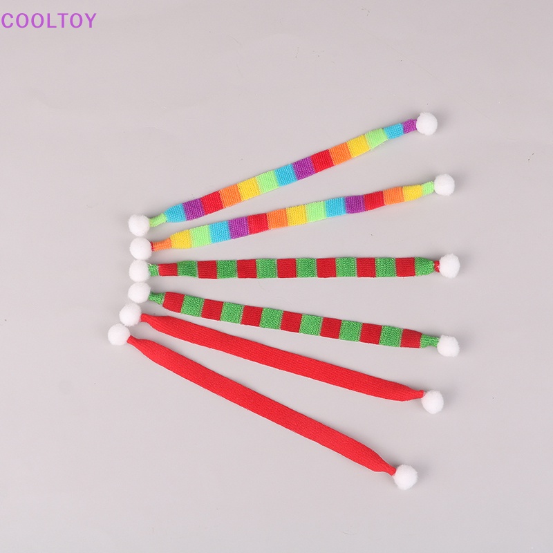 Cooltoy Bộ 2 Phụ Kiện Băng Đô Đan Len Mini Phong Cách Giáng Sinh Trang Trí Nhà Búp Bê