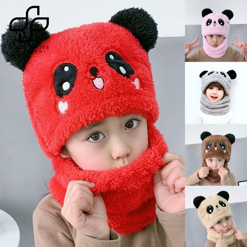 Nón Len Giữ Ấm Tai Gấu Dễ Thương Cho Bé