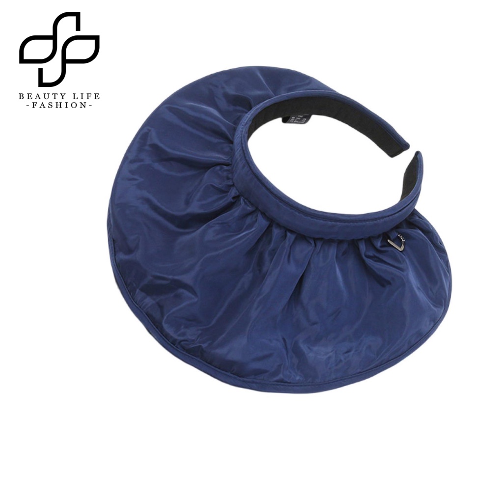 Mũ Rộng Vành Hở Chóp Chống Nắng Thiết Kế Gấp Gọn Thời Trang Cho Nữ