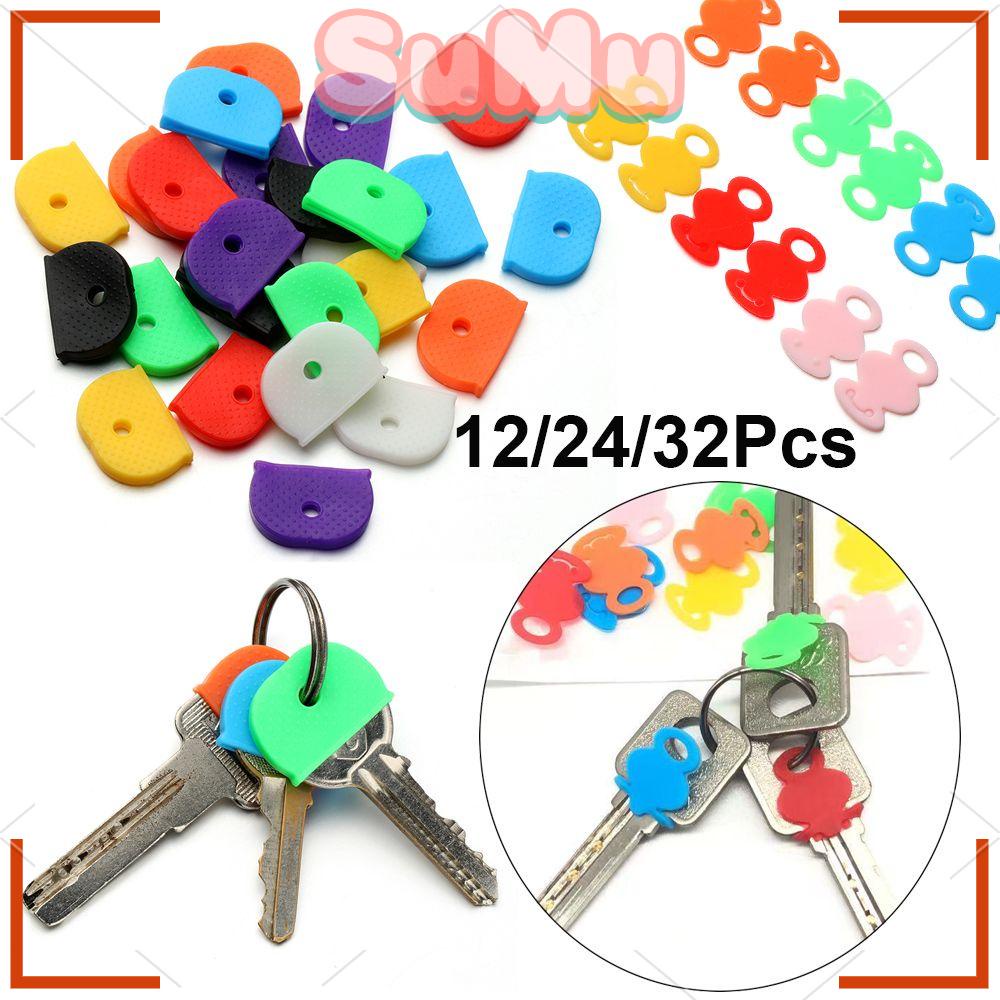 Set 12 / 24 / 32 Vòng Silicone Gắn Chìa Khóa Tiện Dụng