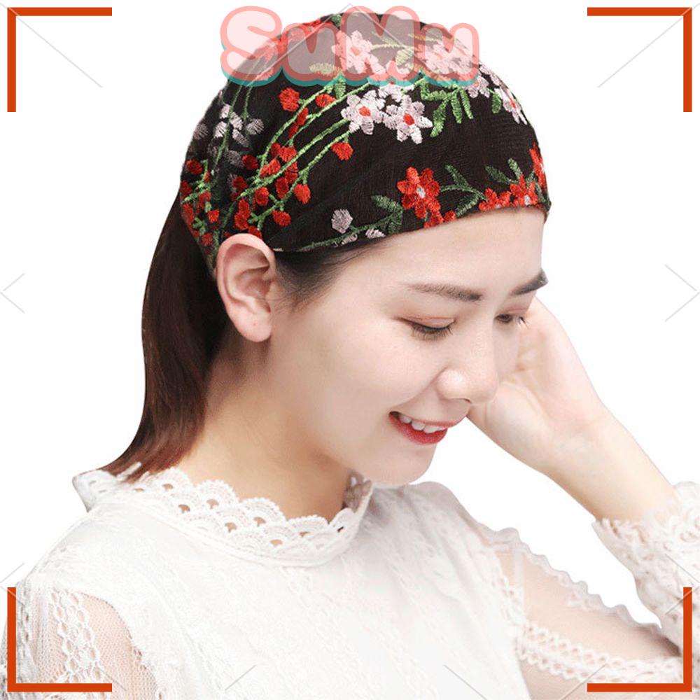 Vỏ Bọc Trang Điểm / Cài Tóc Mỏng Thêu Họa Tiết Hình Học Đơn Giản