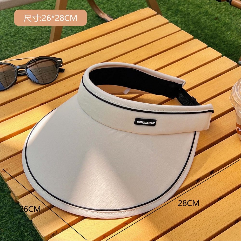 Mũ Rộng Vành Chống Nắng Không Chóp Có Thể Điều Chỉnh Kích Cỡ Dành Cho Nữ
