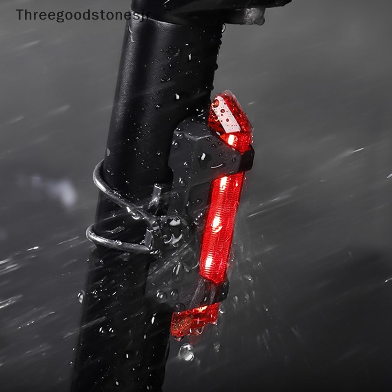 Đèn LED Cảnh Báo An Toàn Gắn Đuôi Xe Đạp Có Thể Sạc Lại Bằng Cổng USB JR