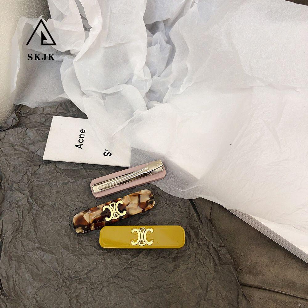 Kẹp Tóc Mỏ Vịt Họa Tiết Hình Học Retro Ngọt Ngào Cho Nữ