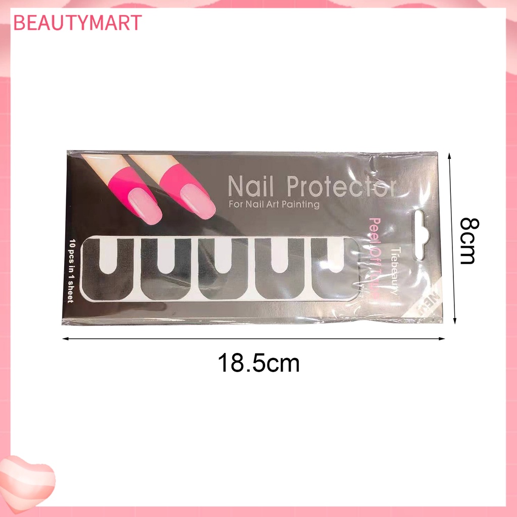 Sơn Móng Tay Dạng Lột Chống Tràn Hình Chữ U Cho Nữ