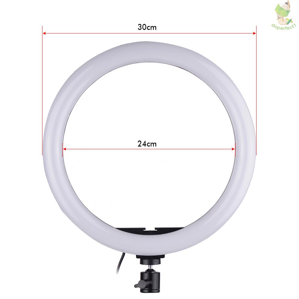 Compact Size LED Video Ring Light Fill-in Lamp 24W Dimmable 2700-5500K Color Temperature with Smartphone Holder 2pcs Bal   Came-6.5