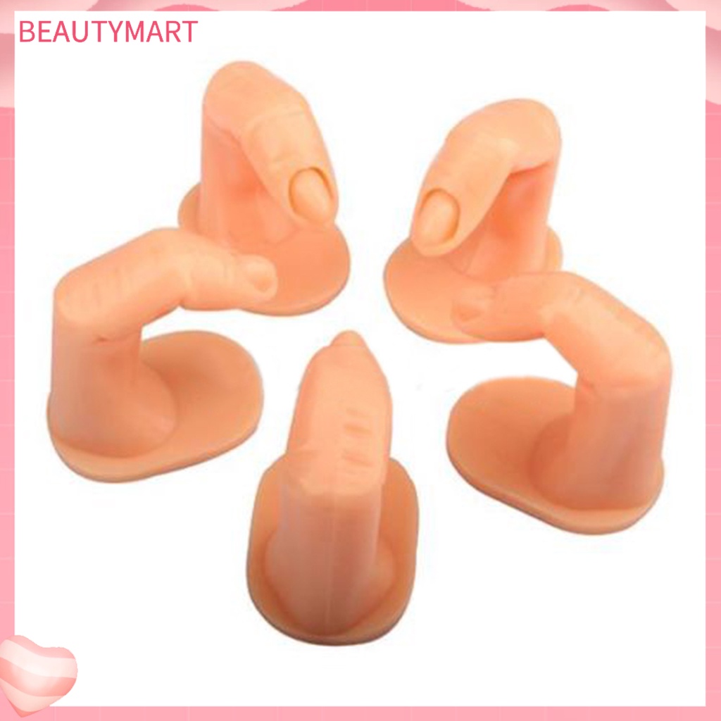 Set 5 Mô Hình Ngón Tay Giả Bằng Nhựa Hỗ Trợ Luyện Tập Làm Móng Nghệ Thuật