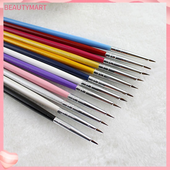 Bộ 12 Cọ Vẽ Móng Tay Nghệ Thuật Chuyên Nghiệp