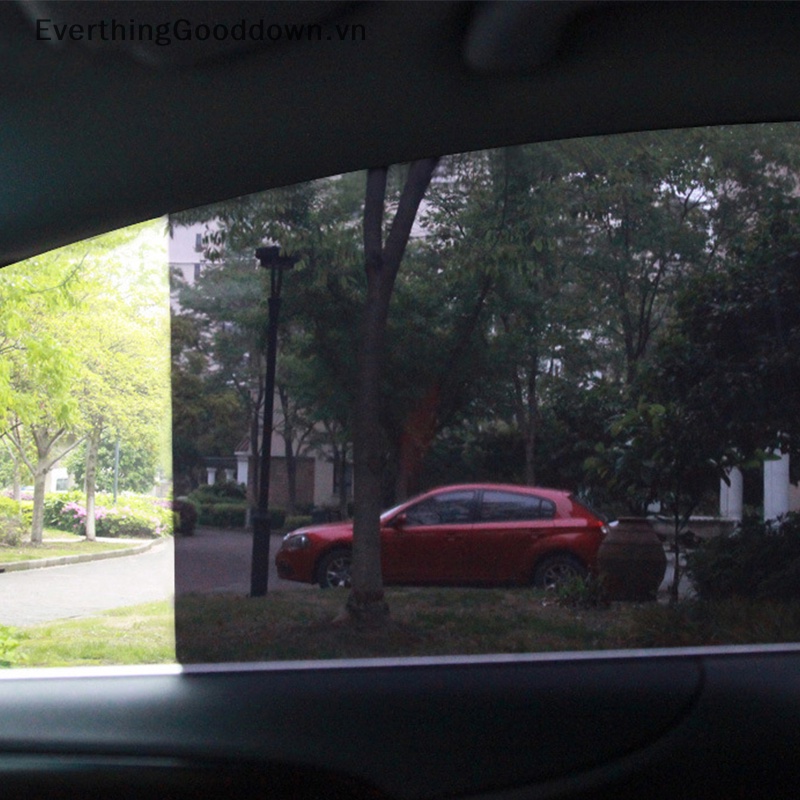 Everthinggooddown Set 2 Miếng Dán PVC Chống Nắng Cửa Sổ Xe Hơi Sử Dụng Năng Lượng Mặt Trời