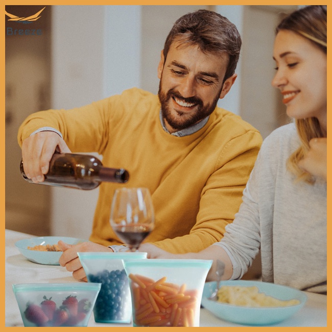 Bộ 8 Tô Silicone Đựng Thực Phẩm Có Thể Tái Sử Dụng