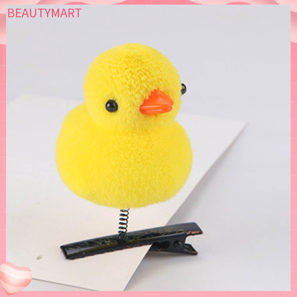 Set 5 Kẹp Tóc Hình Chú Vịt Vàng Nhỏ Xinh Chống Trượt Thời Trang Dự Tiệc Cho Bé