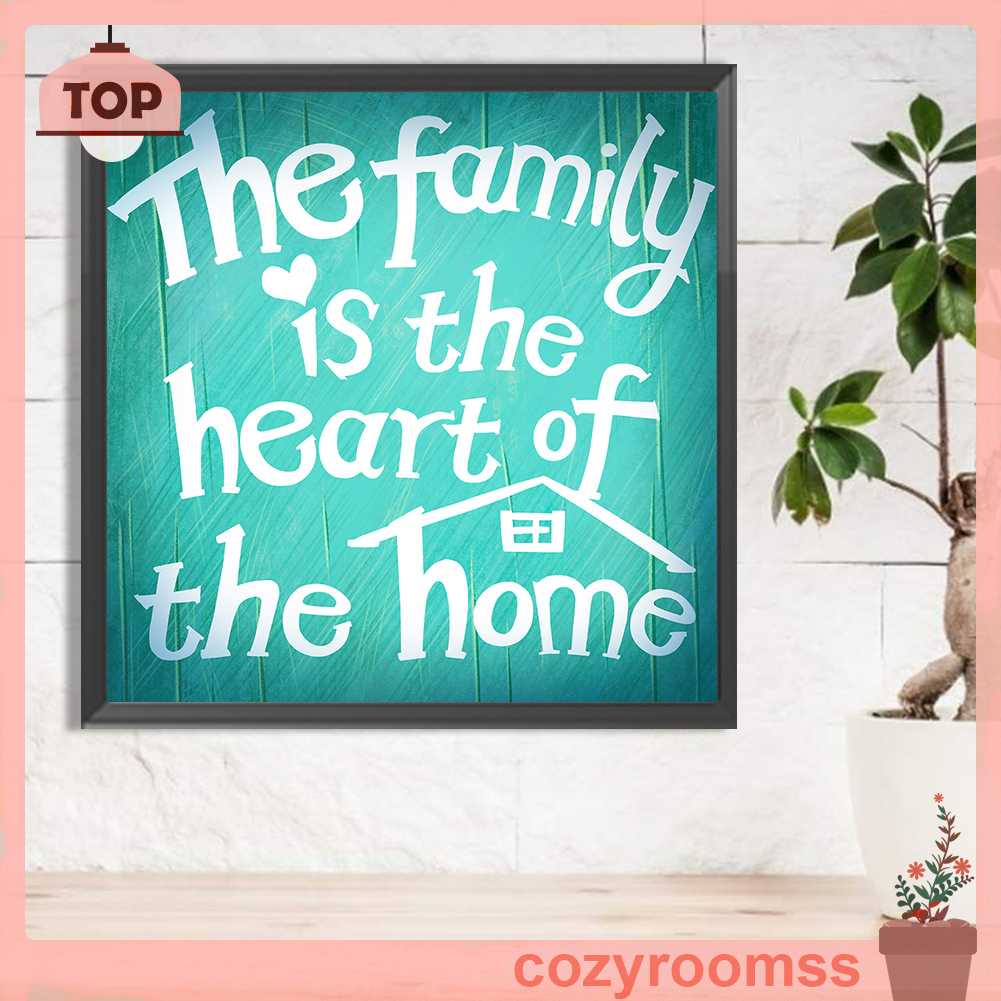 Thẻ Đính Đá Tròn 5D Tự Làm Thủ Công Trang Trí Nhà Cửa