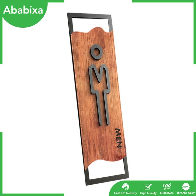 Bảng Hiệu Nhắc Nhở 3D Bằng Acrylic Tiện Dụng Cho Nhà Vệ Sinh / Quán Bar / Nhà Hàng