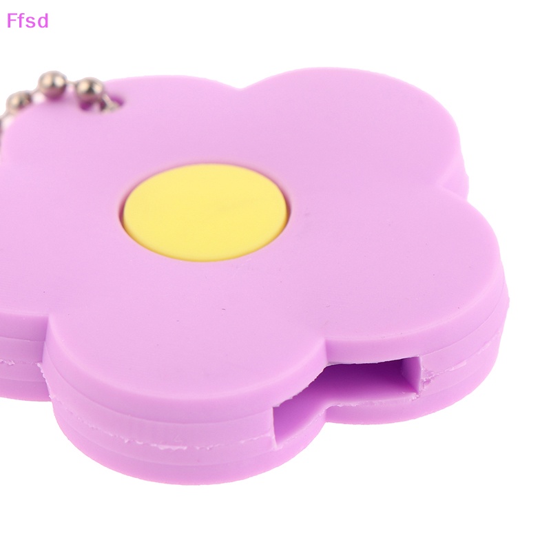 1 Vỏ Bọc Chìa Khóa Bằng Silicon Họa Tiết Hoa Hoạt Hình Cho Nữ