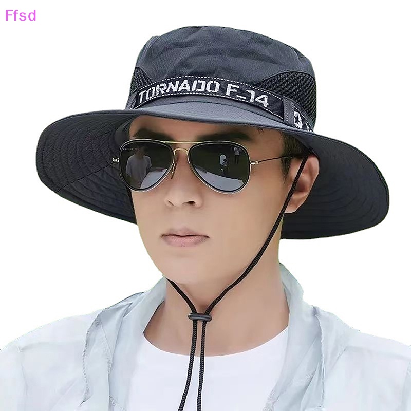 Mũ Rộng Vành Chống Nắng / Tia UV Bảo Vệ Mặt / Cổ Cho Nam Đi Câu Cá / Leo Núi Ngoài Trời