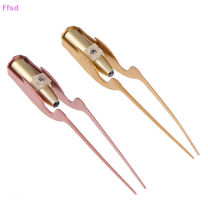 Nhíp Nhổ Lông Mũi / Tai / Đèn Pin LED Bằng Thép Không Gỉ