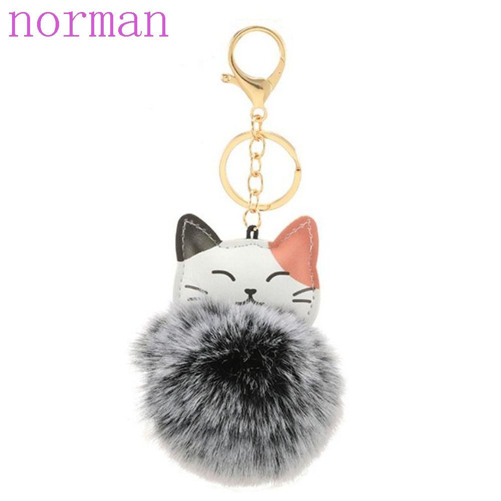 Móc Khóa Hình Mèo NORMAN Nhồi Bông Dễ Thương