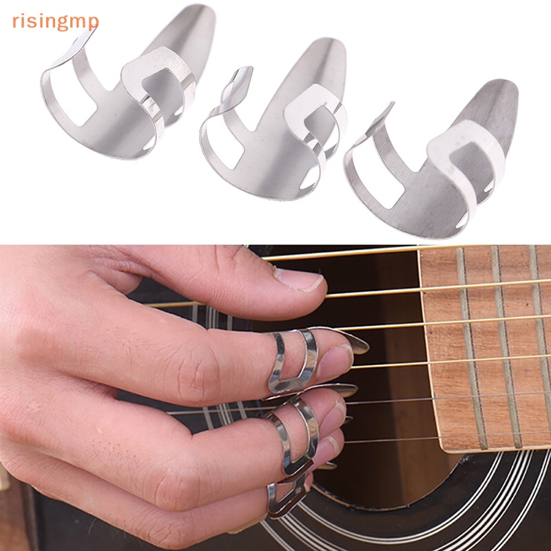 Bộ 3 Miếng Gảy Đàn guitar Bằng Thép Không Gỉ