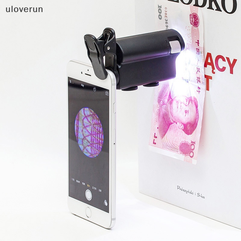 Kính Hiển Vi Mini 60x-100x Bỏ Túi Với Túi Da Tiện Dụng