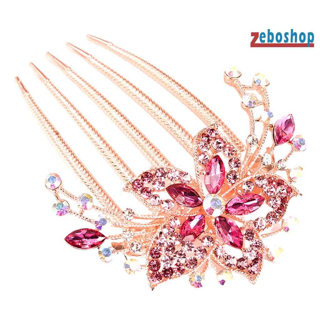 Lược Chải Tóc Năm Răng Bằng Hợp Kim Thân Thiện Với Môi Trường Cho Nữ