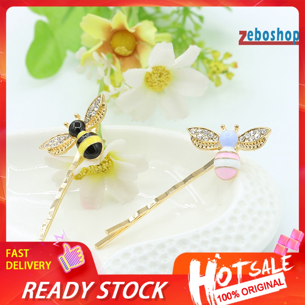 Kẹp Tóc Hình Con Ong Đính Đá Thời Trang Cho Nữ
