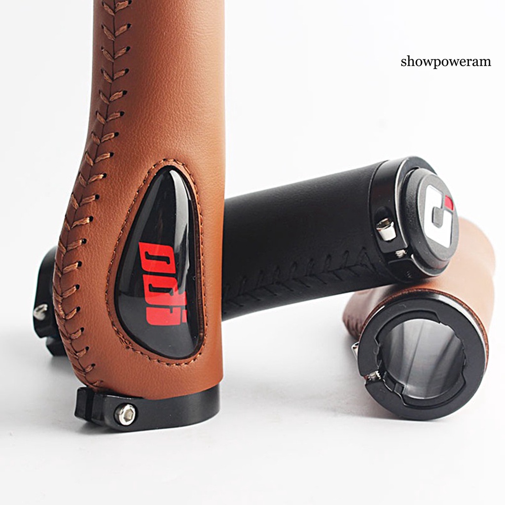 Set 2 Vỏ Bọc Tay Lái Xe Đạp Leo Núi Chất Liệu Giả Da