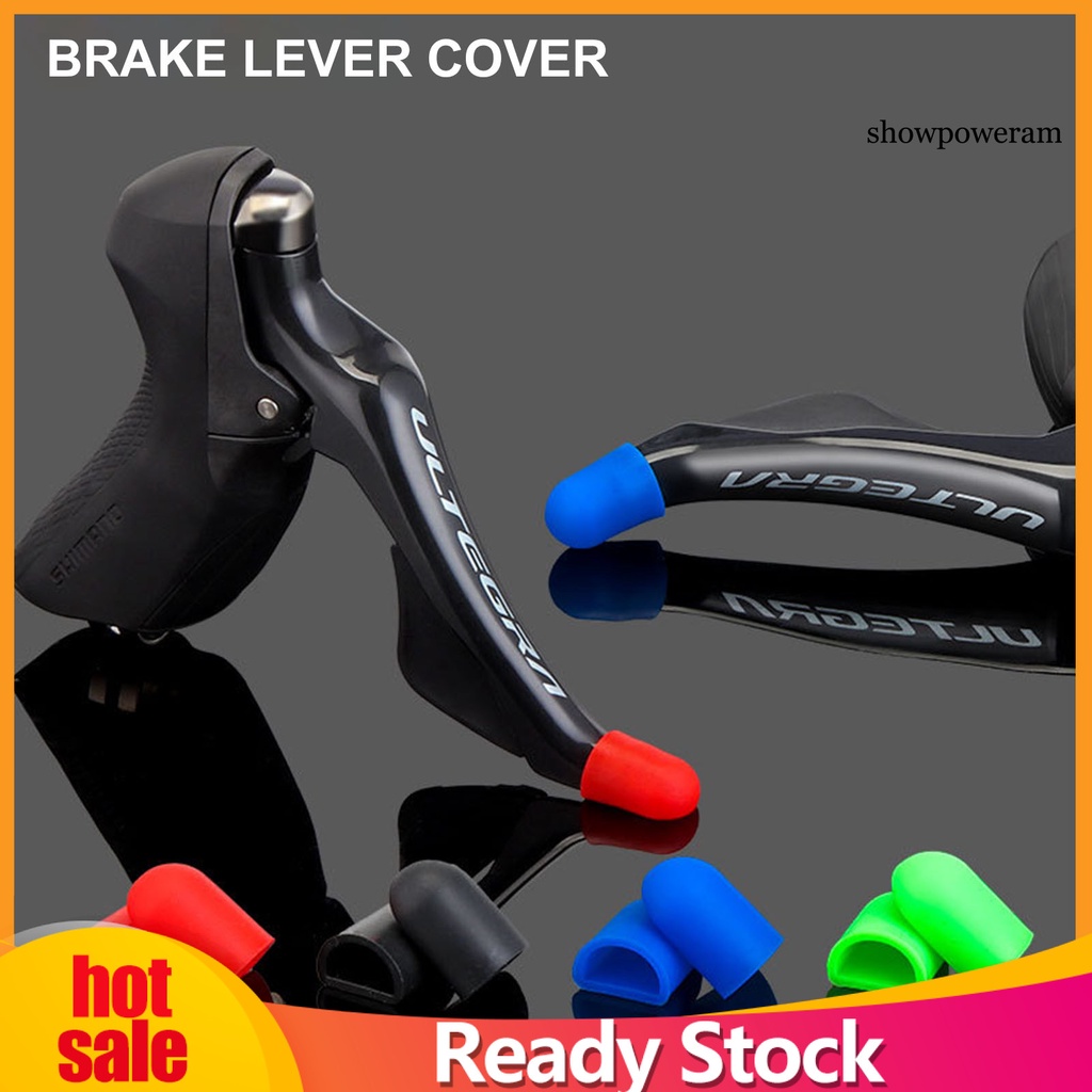 Set 3 Cặp Vỏ Bọc Bảo Vệ Tay Phanh Xe Đạp Bằng Silicon Độ Co Giãn Cao Chống Mài Mòn