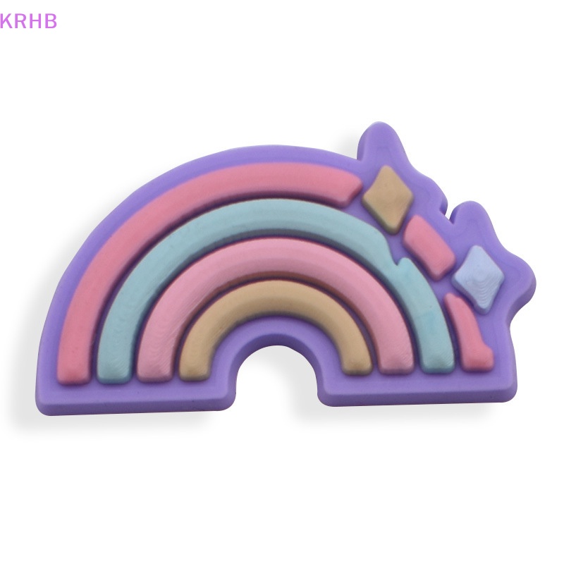 Set 13 Phụ Kiện Trang Trí Giày Đi Mưa Bằng Nhựa PVC Có Khóa Cài Mới