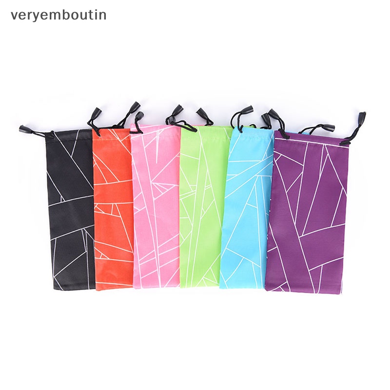 Bộ 5 Túi Đựng Mắt Kính Bằng Vải Mềm Màu Ngẫu Nhiên