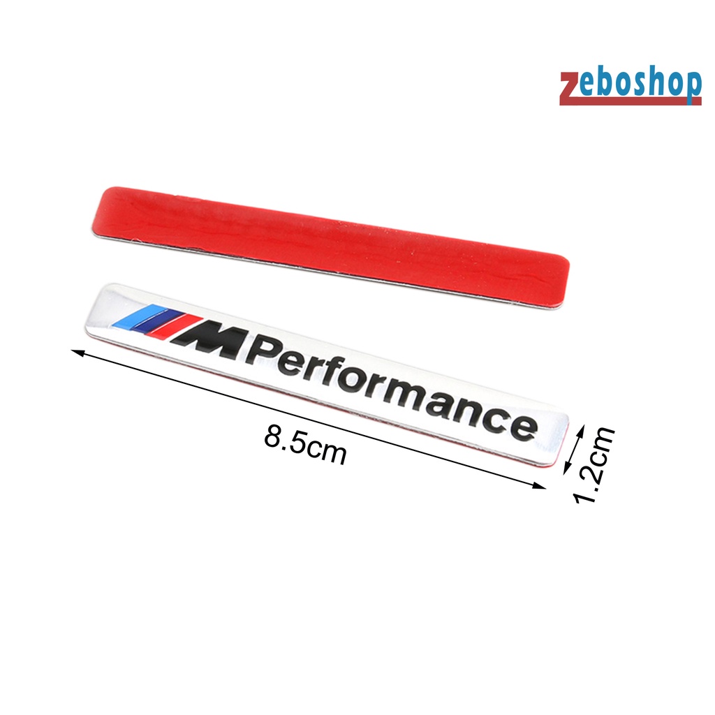 Huy Hiệu Dán Trang Trí Xe Hơi Bằng Nhôm In Chữ zeboshop Dễ Sử Dụng