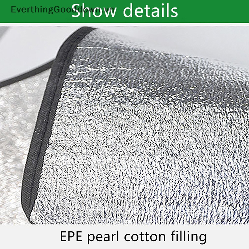 Everthinggooddown Thảm Lá Nhôm Hai Mặt Chống Nước Đa Ứng Dụng Cho Hoạt Động Ngoài Trời