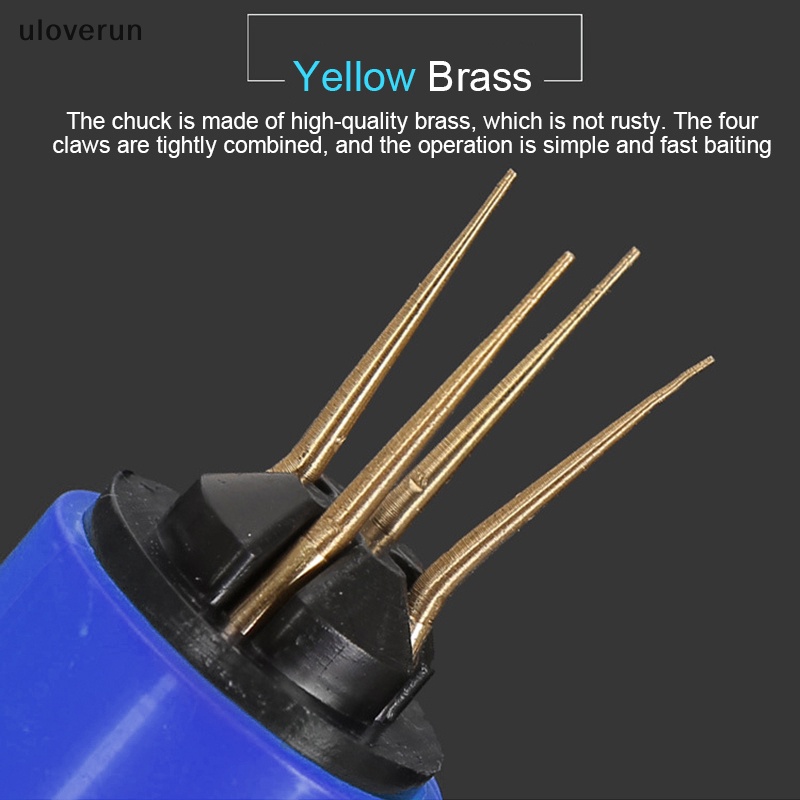 Uloverun Phụ Kiện Kẹp Mồi Câu Cá Trọng Lượng Nhẹ Chuyên Nghiệp