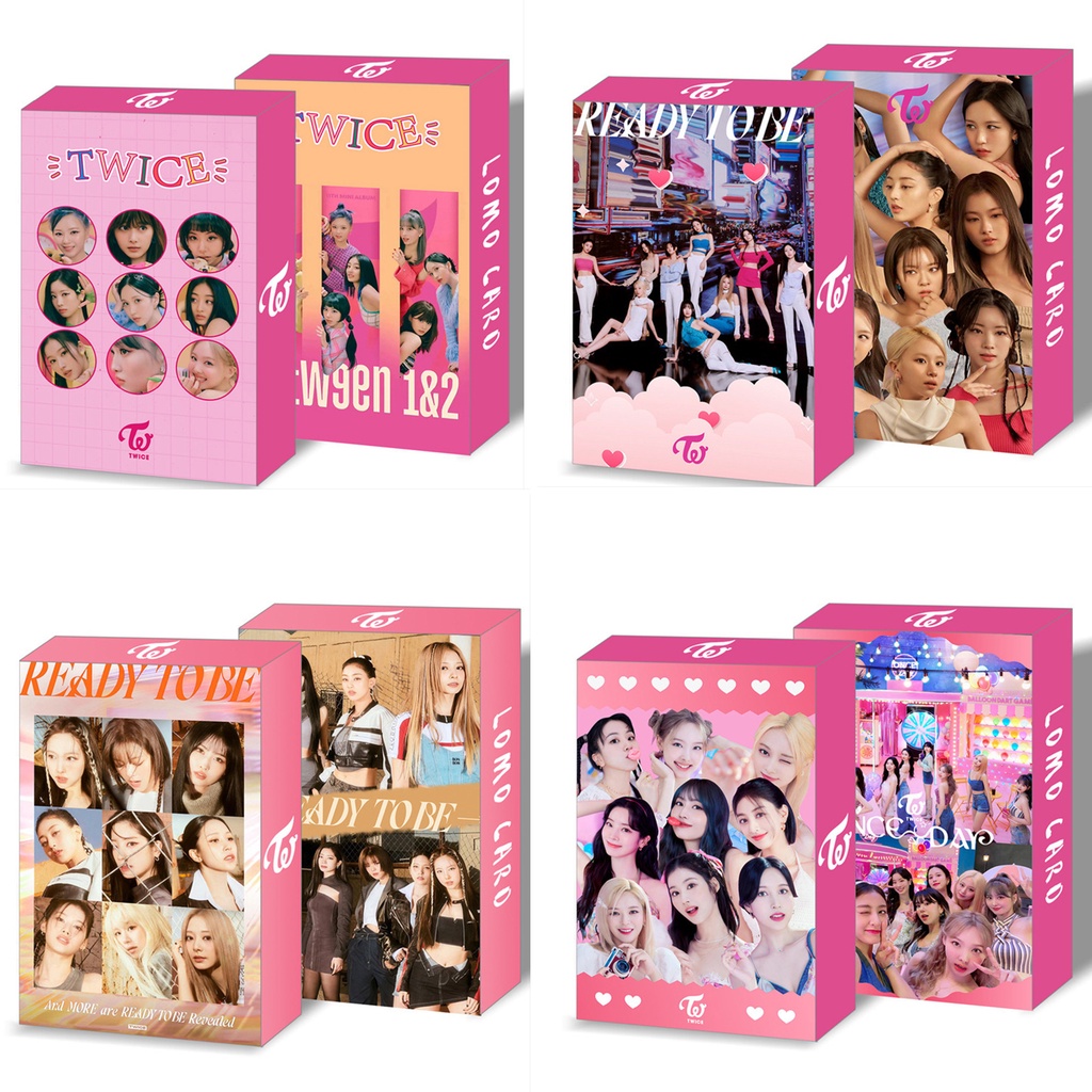 Hộp 30 Ảnh Lomo Card Nhóm Nhạc TWICE 1 & 2