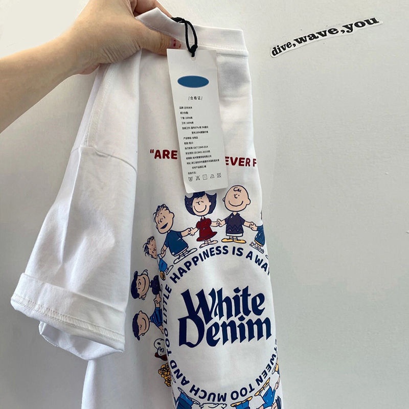 Áo Thun Ngắn Tay Thời Trang Mùa Hè Phong Cách Vintage Nhật Bản Dành Cho Nữ Và Nam