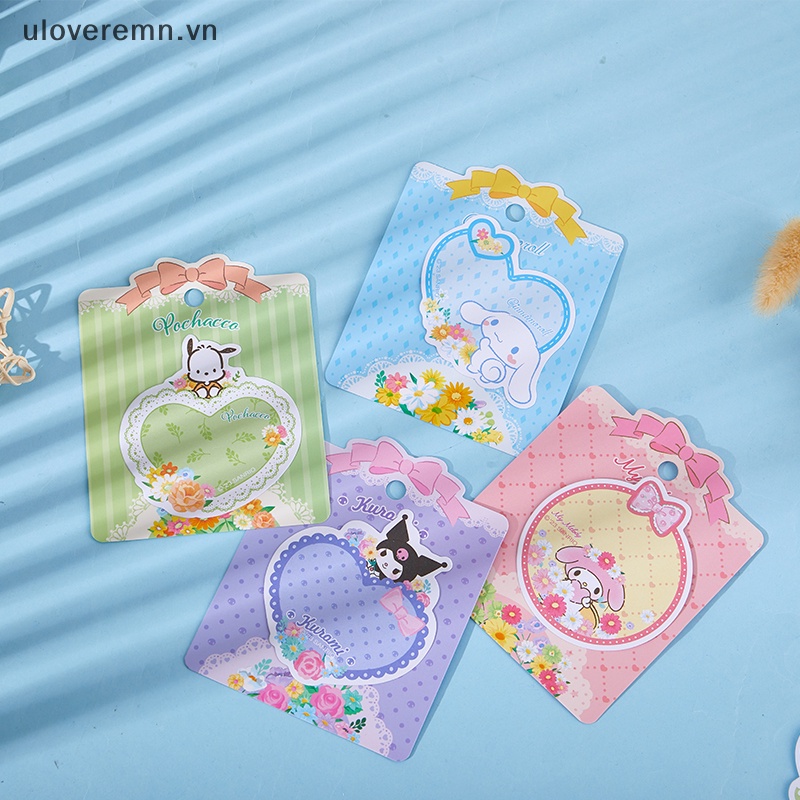 Uloveremn Giấy Dán Ghi Chú Họa Tiết Hoạt Hình Cún Cinnamon Melody Dễ Thương Cho Học Sinh