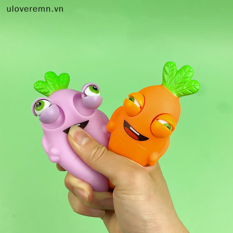 1 Đồ Chơi Bóp Tay Giảm Căng Thẳng Hình Củ Cà Rốt