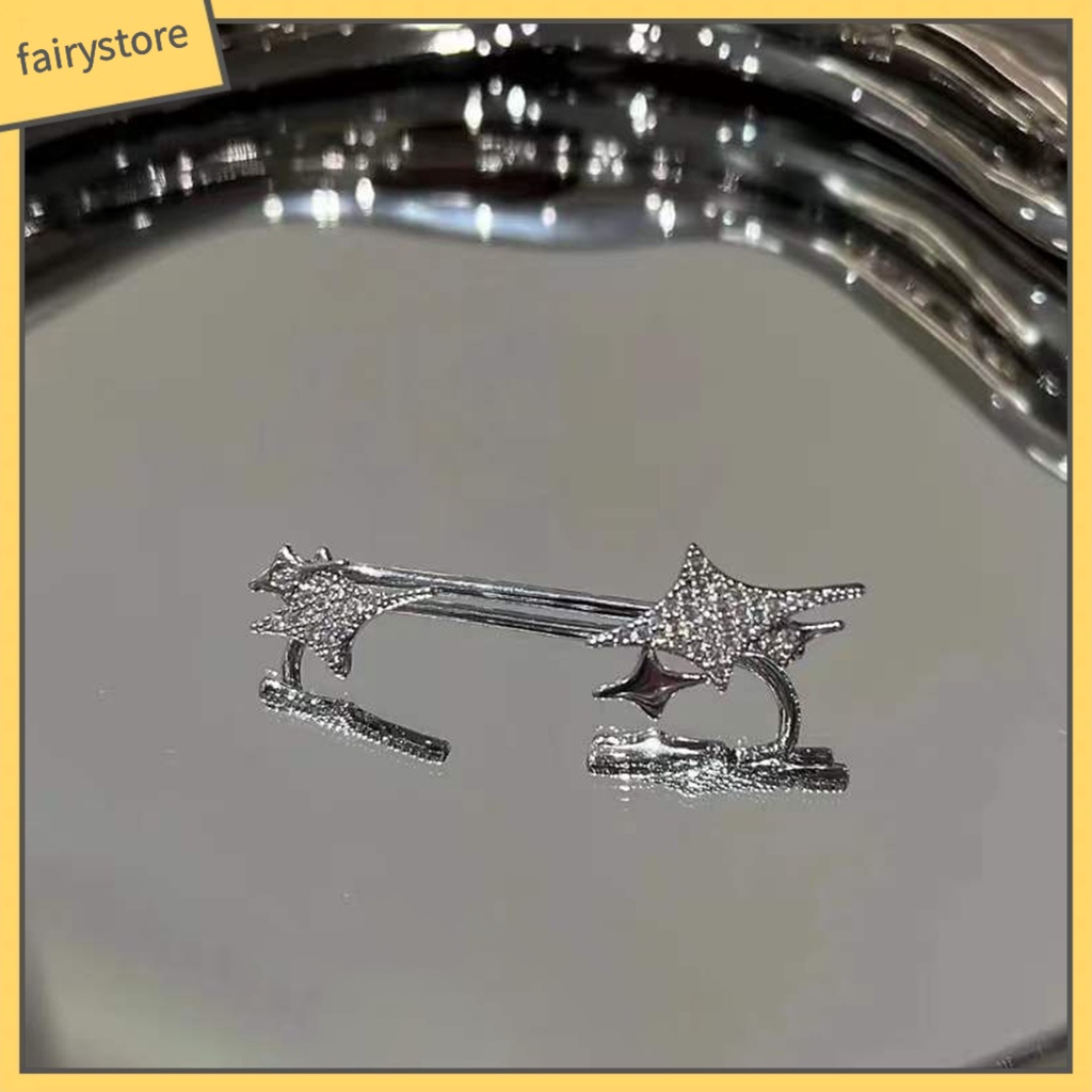 1 Khuyên Kẹp Vành Tai Đính Đá Giả Thời Trang Cho Nữ